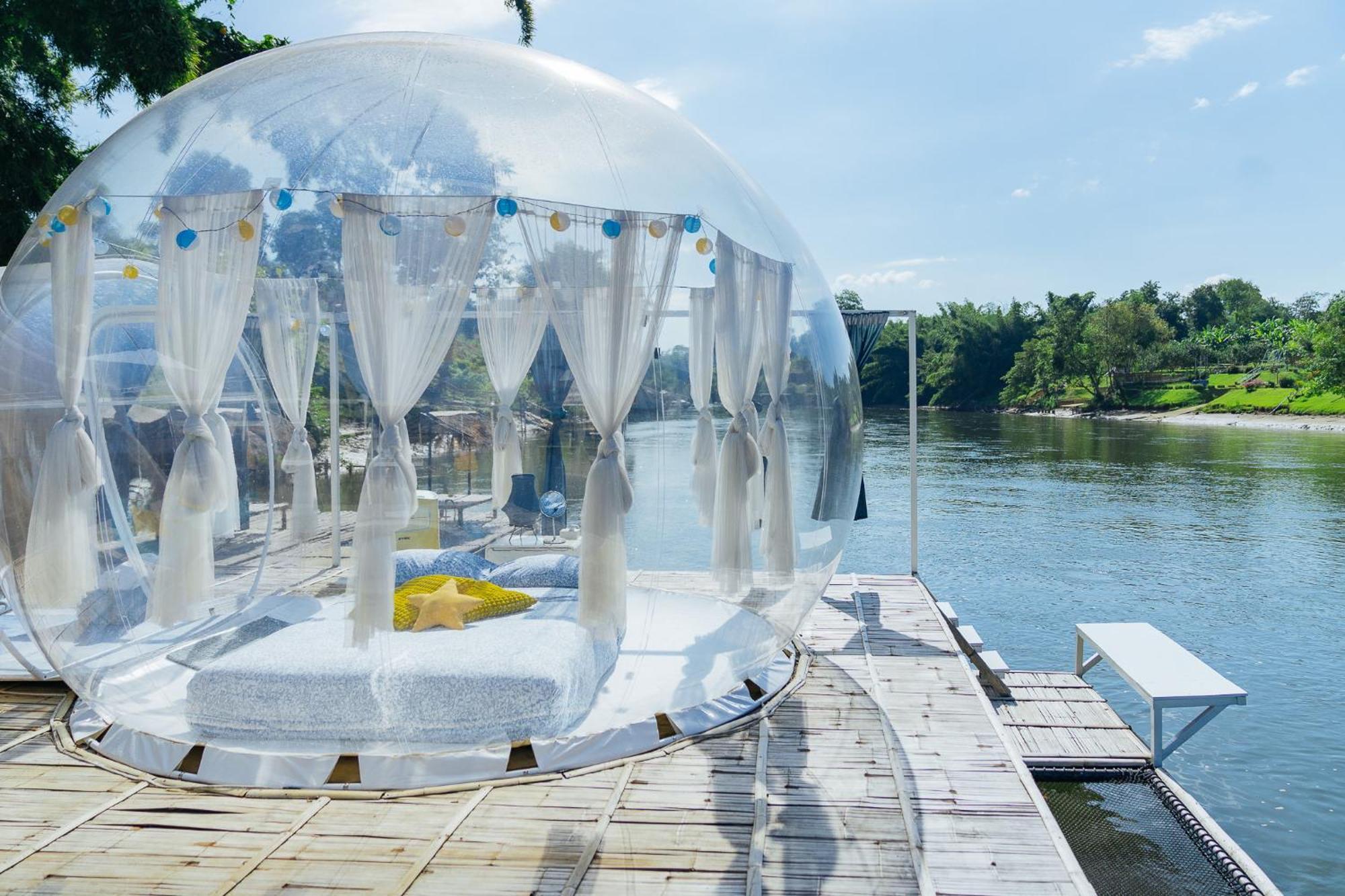 The Three Bubble Houses Ban Huai Maenam Noi Buitenkant foto