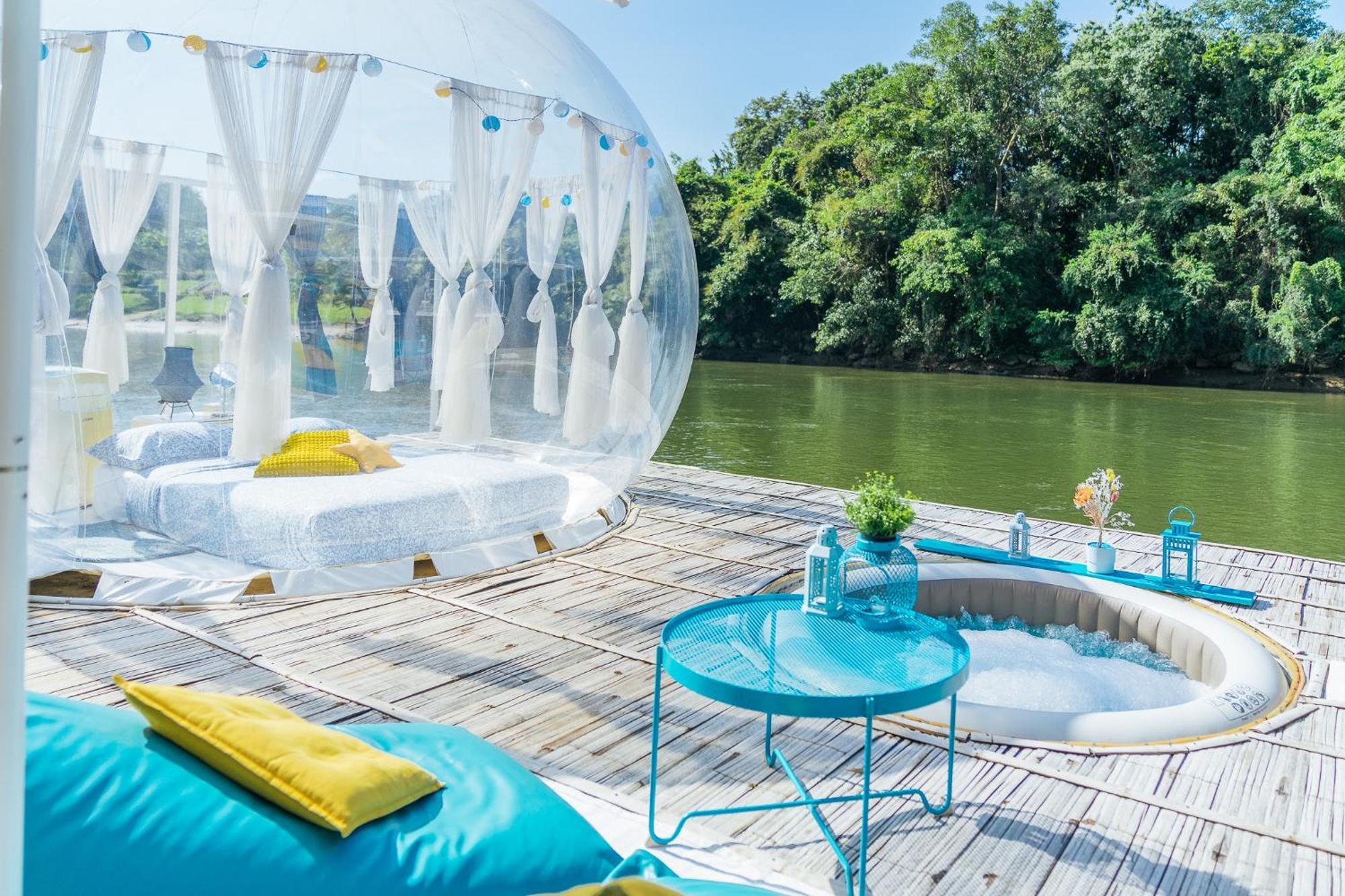 The Three Bubble Houses Ban Huai Maenam Noi Buitenkant foto