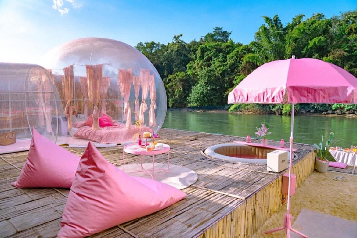 The Three Bubble Houses Ban Huai Maenam Noi Buitenkant foto